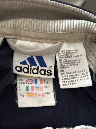 Chaqueta Adidas Retro Beige y Verde