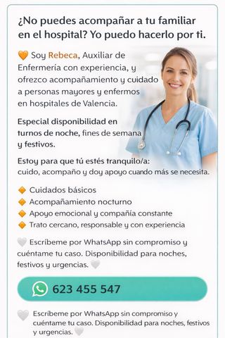CUIDADORA FESTIVOS Y NOCHES JAEN CAPITAL
