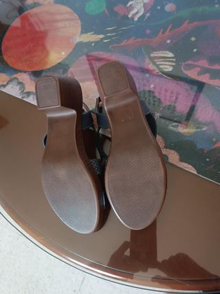 Sandalias, piel, no 40