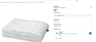 Base Cama IKEA 140X200 colchon, edredon, funda nor
