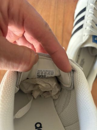 Zapatillas Adidas K74 Piel Blancas y Negras