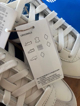 Zapatillas Adidas K74 Piel Blancas y Negras