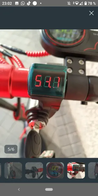 Patinete Eléctrico Sunnigo Rojo