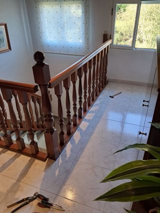 Pasamanos de madera Jatoba