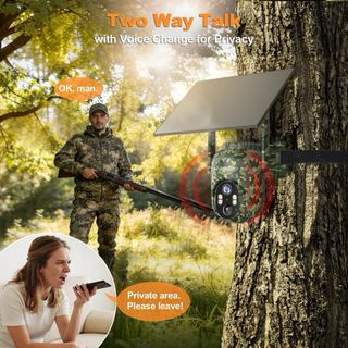 Camara vigilancia exterior solar con SIM