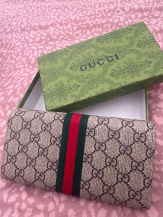 Monedero Gucci Beige