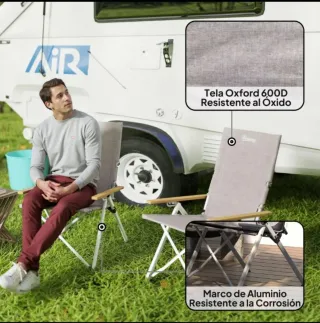 2 Sillas de Camping Plegables