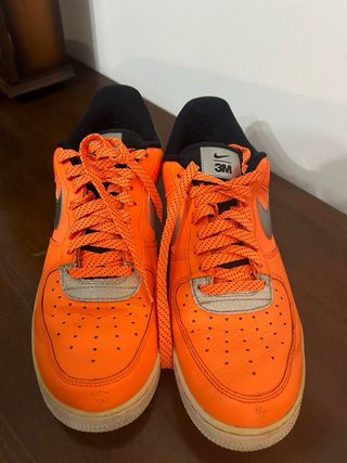 Nike Air Force 1 3M Arancioni Argento