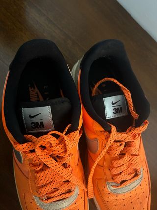 Nike Air Force 1 3M Arancioni Argento