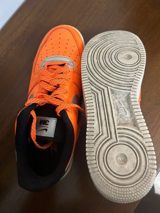 Nike Air Force 1 3M Arancioni Argento