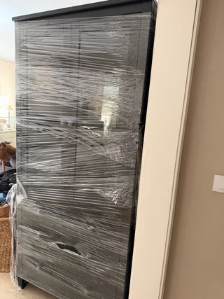 Vitrina IKEA Hemnes Marrón Cristal Madera