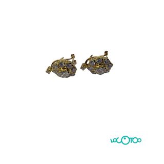 Pendientes Oro 18k con Circonitas