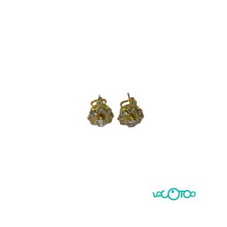 Pendientes Oro 18k con Circonitas