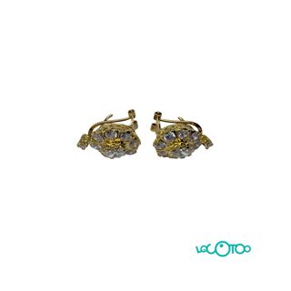 Pendientes Oro 18k con Circonitas