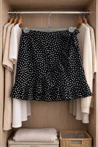 Falda corta estampada