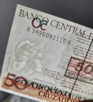 🇧🇷 Billetes 50 y 100 Cruzados Novos