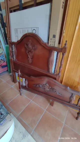 Cama completa madera 105*180