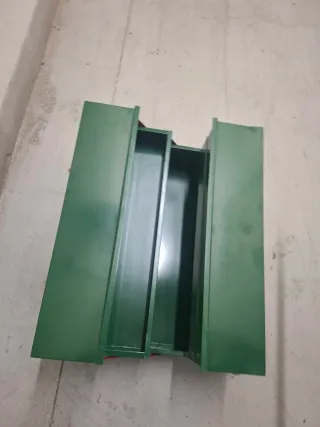 Caja herramientas metálica parkside nueva 48x22cm