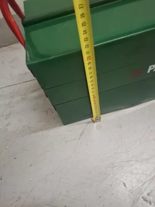 Caja herramientas metálica parkside nueva 48x22cm