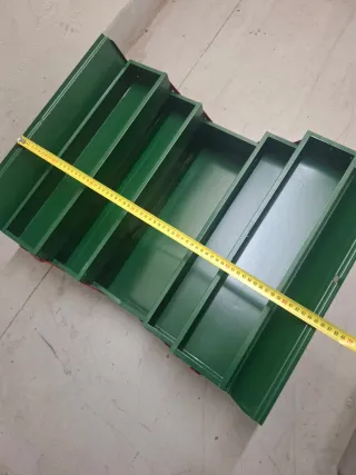 Caja herramientas metálica parkside nueva 48x22cm