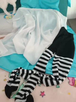 Disfraz Alicia País Maravillas Azul/Blanco