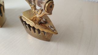 2 Ceniceros Vintage Latón (con soporte)