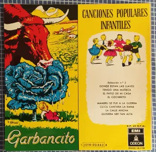 Lote 3 Vinilos EP Infantiles