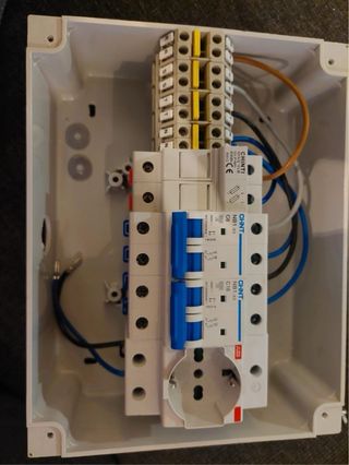 Quadro elettrico CE.MA.CO. con presa