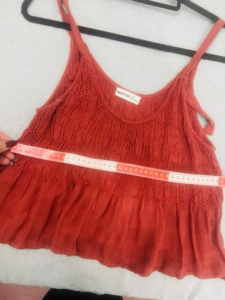 Top Brownie Rojo Mujer