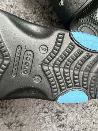 Sandalias Crocs Niños Negro/Azul