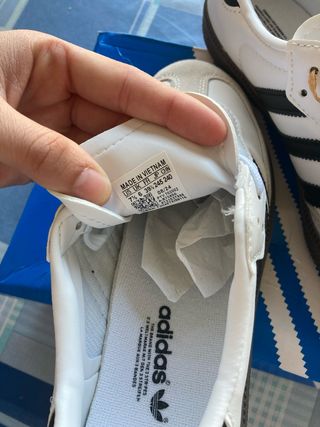 Zapatillas Adidas Samba Blancas y Negras