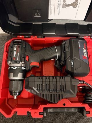 Atornillador Parkside 20V 60Nm + Batería 4Ah + Car