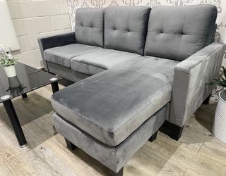 OFERTA NUEVO SOFA CHAISE LONGUE Y PUFF