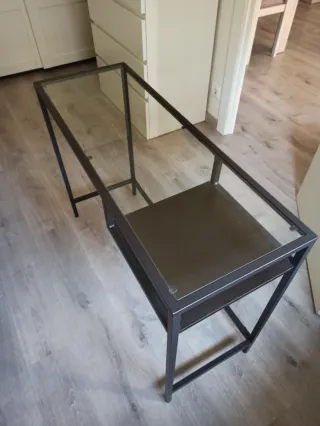 Mesa Vittsjö IKEA Negro/Vidrio