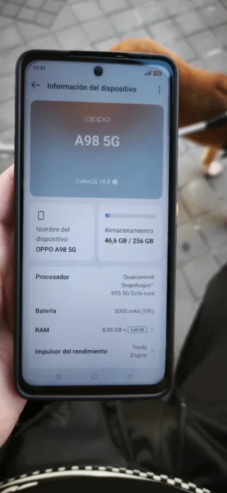 OPPO A98 8GB 256GB  cambio x iPhone 14 pro max