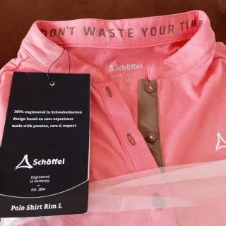 Camiseta Polo de ciclismo  Schöffel Rim Mujer Rosa