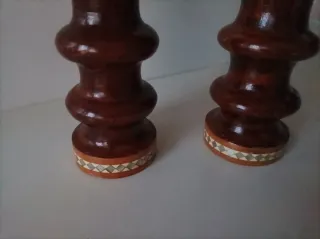 Candelabros de madera inusuales