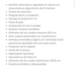 Carrito Jané Kawai Trio Completo Gris