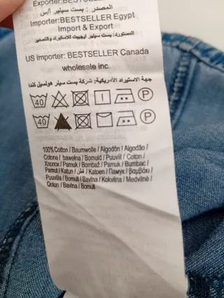 Camisa vaquera ONLY azul