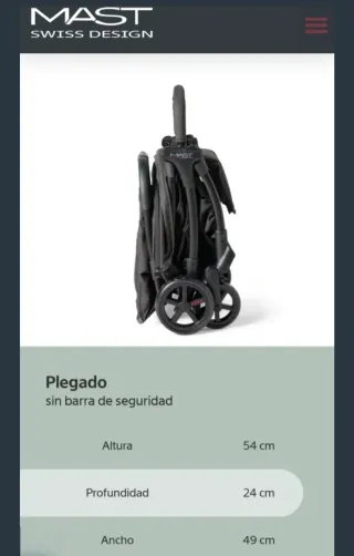 Carrito de paseo ligero para avión