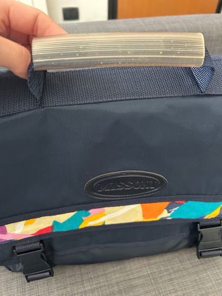 Cartella Missoni blu e multicolor