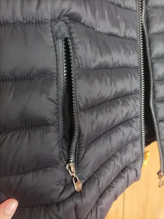 Chaquetón sin mangas azul marino