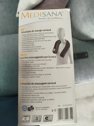 Almohada Masaje Cervical Medisana
