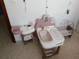 Cambiador y bañera para muñecas