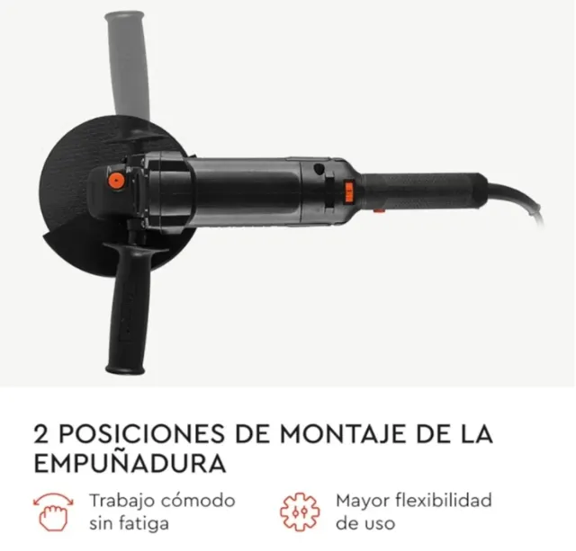 Amoladora Angular Dnipro-M 1100W Disco 150mm