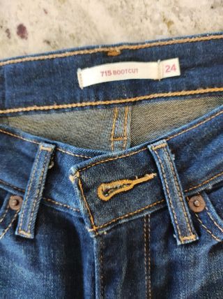 Pantalón Levi's Mujer Talla 24 Azul oscuro