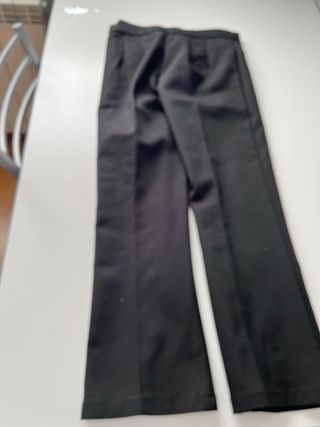 Pantalones de vestir negros campana talla 34