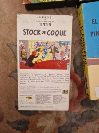 Lote 15 VHS Las Aventuras de Tintín