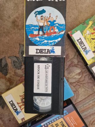 Lote 15 VHS Las Aventuras de Tintín