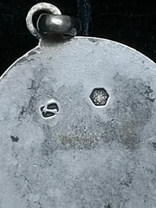 Colgante Plata Antigua Estrella David